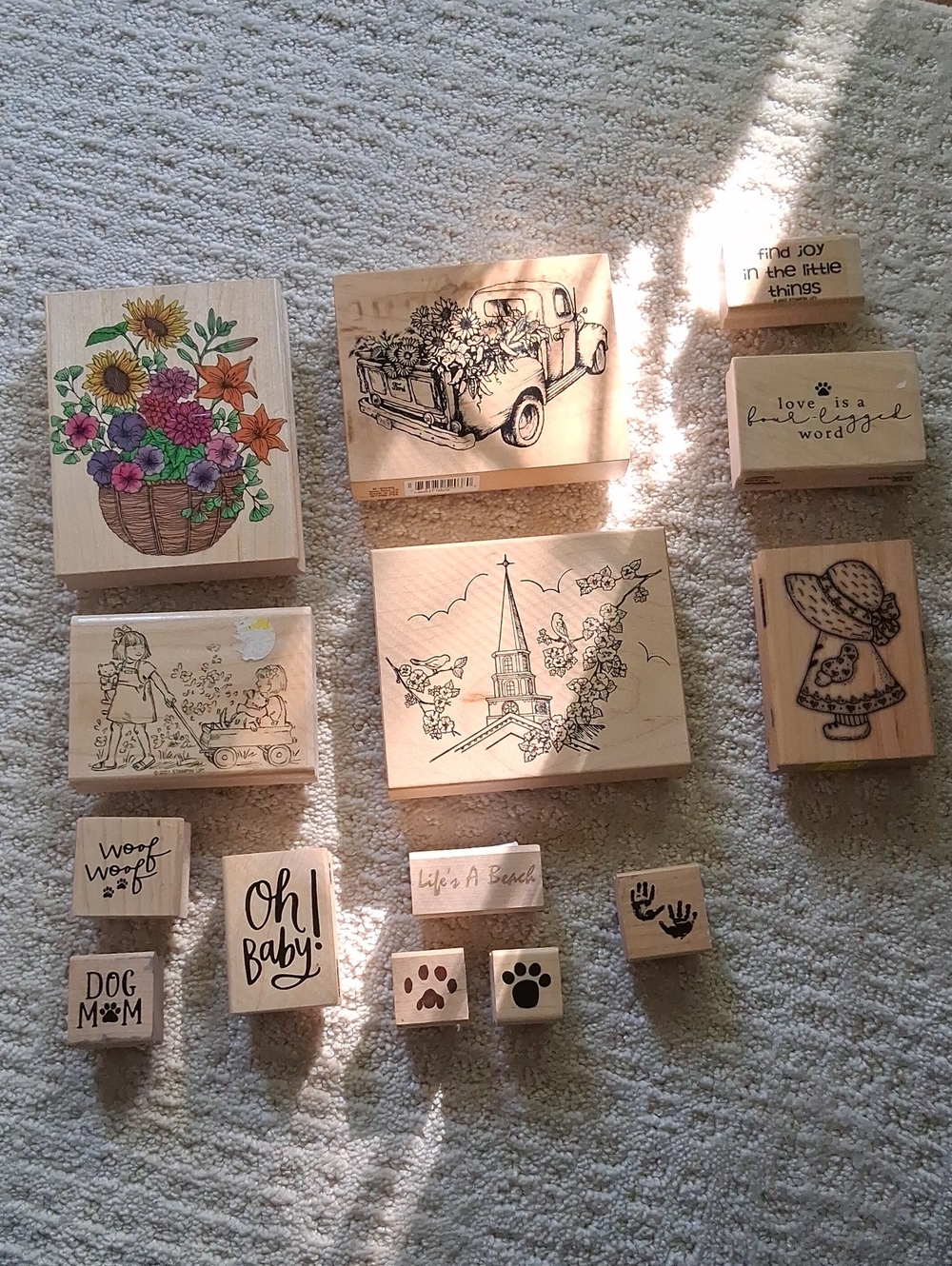 Hero Arts Stampabilities Stampin Up +! Stamp Bundle